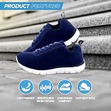 Get Fit Women's Lightweight Running Trainers Navy 5-38 Breathable Mesh view 3