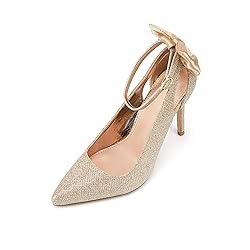 Fashare Womens High Heels Bow Tie Stiletto Ankle