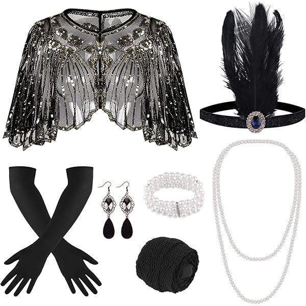 Amazon.com: GOLDGE 1920s Accessories for Men, Roaring 20s Costumes, Great  Gatsby Costume Men, 1920 Mens Clothing Gatsby Black (M) : Clothing, Shoes &  Jewelry