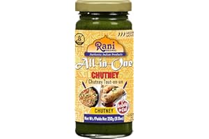 Rani All-in-One Chutney 8.8oz (250g) Glass Jar ~ No Colors | Non-GMO | Kosher | Vegan | Gluten Free | Indian Origin