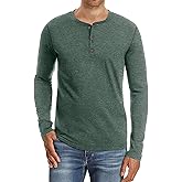 Sailwind Mens Henley Long Sleeve T-Shirt Cotton Casual Shirt