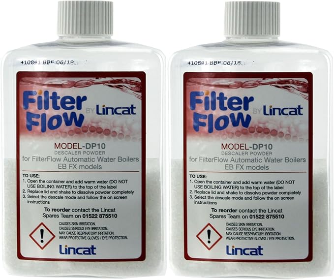 Genuine Lincat Bioguard Hot Water Boiler Descaler Powder Bottle (2 x