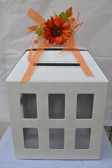 Baule Porta Buste Matrimonio - Avorio, 38x23x25 Cm, Senza Decorazioni, Con Foro Per Buste - Foto 8