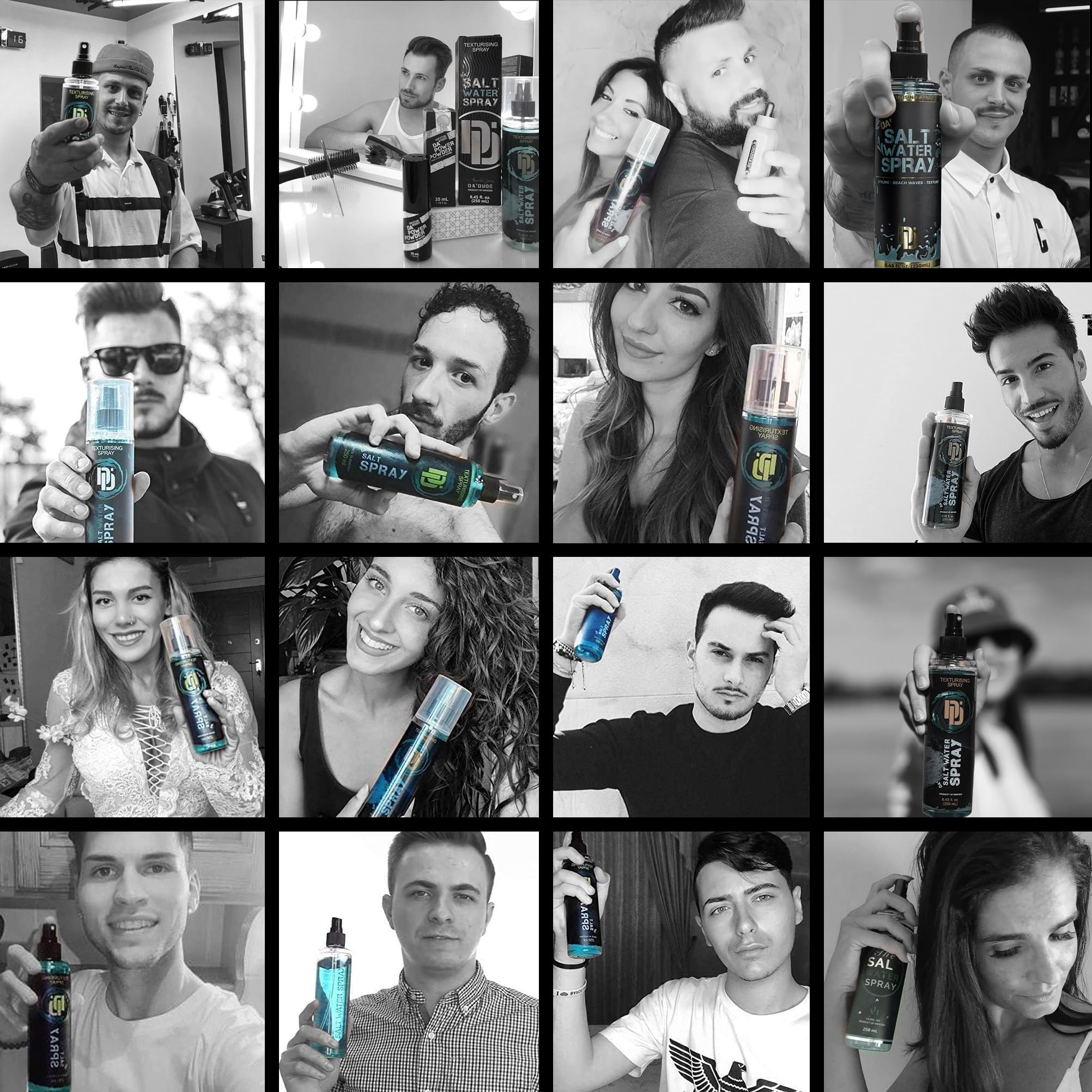 Da'Dude Sea Salt Spray 250 ml – Salzspray fuer Haare mit Volumen & Textur – Panthenol & Meersalz – Haarspray Maenner & Frauen fuer Beach Waves 5