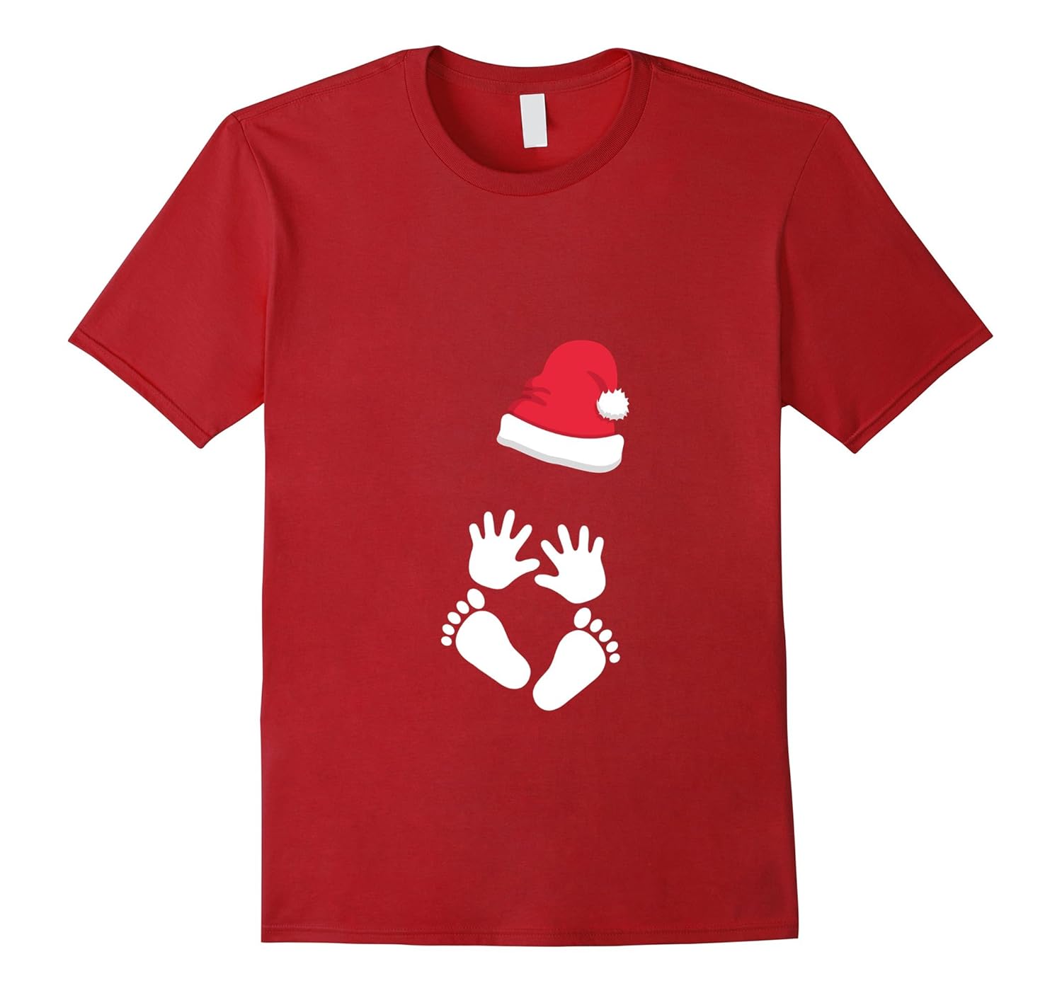 Baby Santa Is Waving The First Christmas T-shirt-ANZ