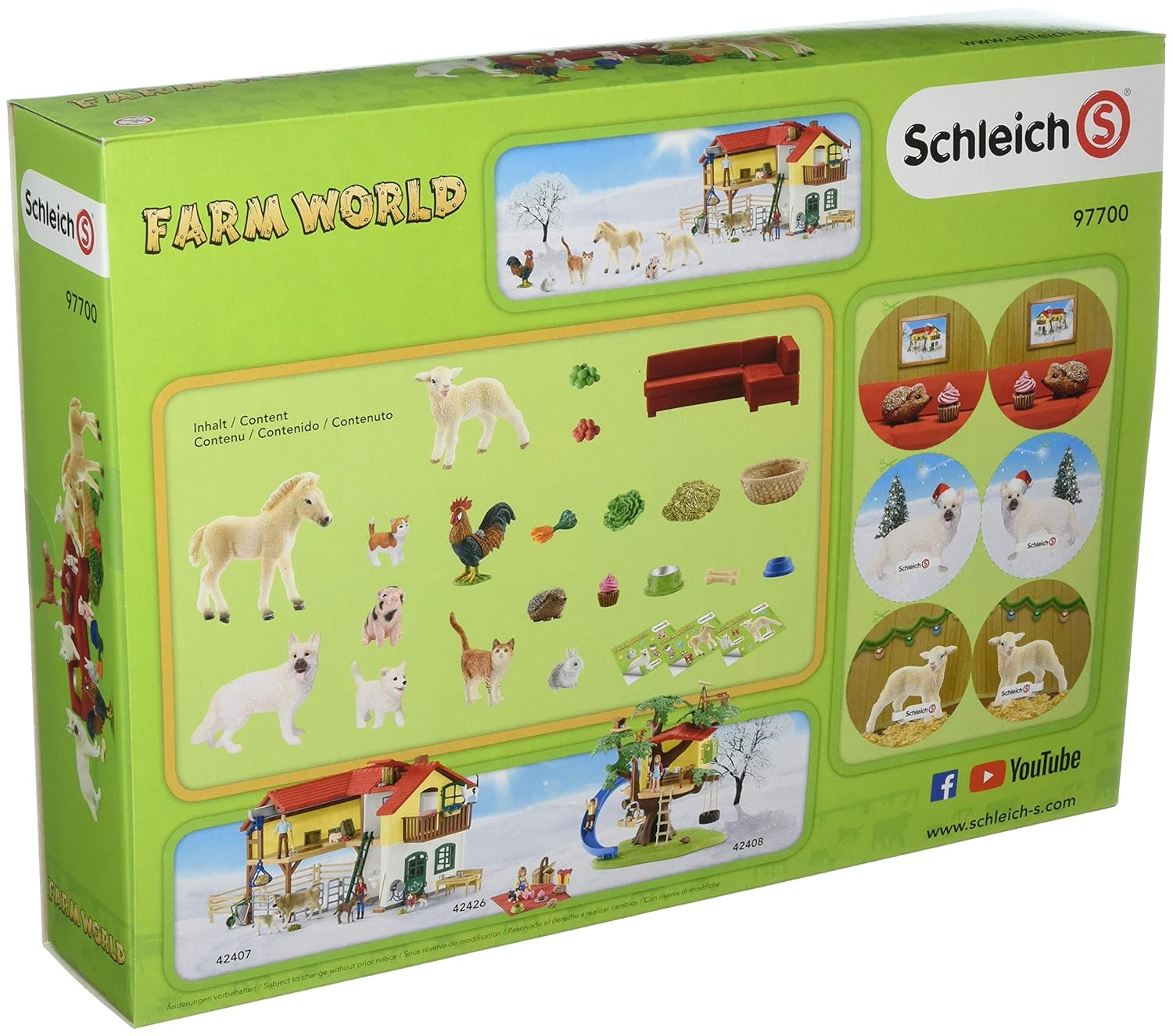 Voir Photo Schleich 97700 Farm World 2018 Calendrier de lAvent