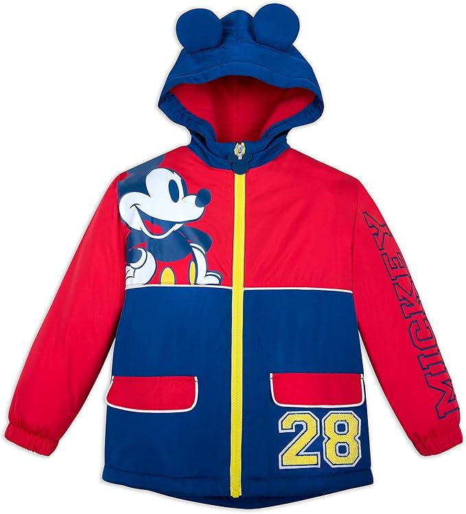 Disney Mickey Mouse Rain Jacket for Boys Clothing