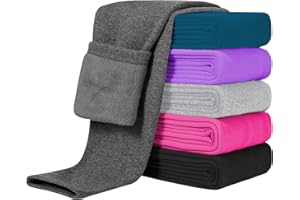 Witwot Girls Winter Pants Kids Toddler Thermal Warm Fleece Lined Leggings 3-14Y