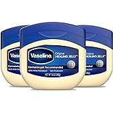 Vaseline Petroleum Jelly Original 3 Count Provides Dry Skin Relief And Protects Minor Cuts Dermatologist Recommended And Locks In Moisture 13oz
