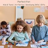 MINDZEN smART DICE Drawing & Painting Game 9 Dice Kids Teens Kit view 6