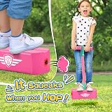 Toyzey Foam Pogo Jumper Toy for 3-12 Year Olds Rose Red view 2