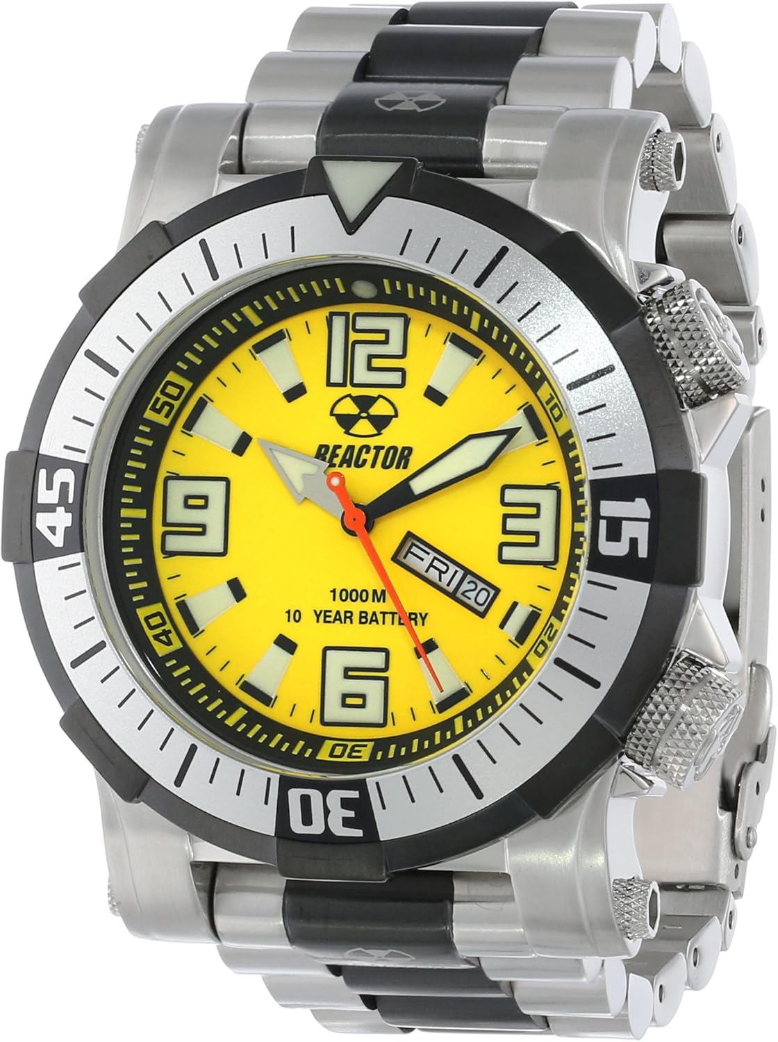 REACTOR Men's 55507 Poseidon 1000 meter Dual Rotating Bezel
