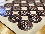 Your Invites Personalised Circle Stickers 25 37 45 51 62 88mm Matte Finish view 3