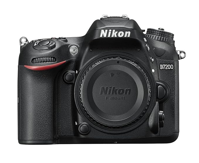 Nikon D7200 SLR-Digitalkamera (24 Megapixel, 8 cm (3,2 Zoll) LCD-Display, Wi-Fi, NFC, Full-HD-Video) nur Kameragehäuse schwar