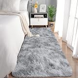 Sour Lemon Grey Rugs Living Room 60x120cm Anti Slip Shaggy Floor Mat view 8