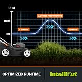 WORX WG745E 40V Brushless Cordless Lawn Mower 41cm Deck 2x 4.0Ah Batteries view 4
