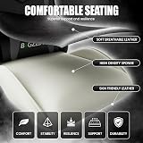 Bigzzia Gaming Chair Ergonomic Office Chair with Reclining Back Gray view 7