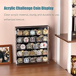 Coin Holder, Challenge Coin Display Box with