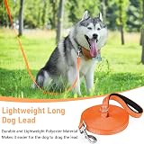 X XBEN Training Lead for Dogs 5M Reflective Lightweight Long Line Padded Handle view 4