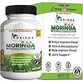 GREENVIFY Moringa Magic Max Extra Strength Capsules, 800mg, 60 Veggie Capsules, Gluten Free, Sugar Free, Non-GMO, Made in USA (1)