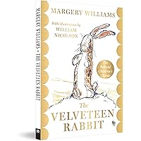 Libro Miniaturizado 'The Velveteen Rabbit' Escala 1:6 - Cuento De Hadas Ilustrado, Hecho A Mano En EE.UU.