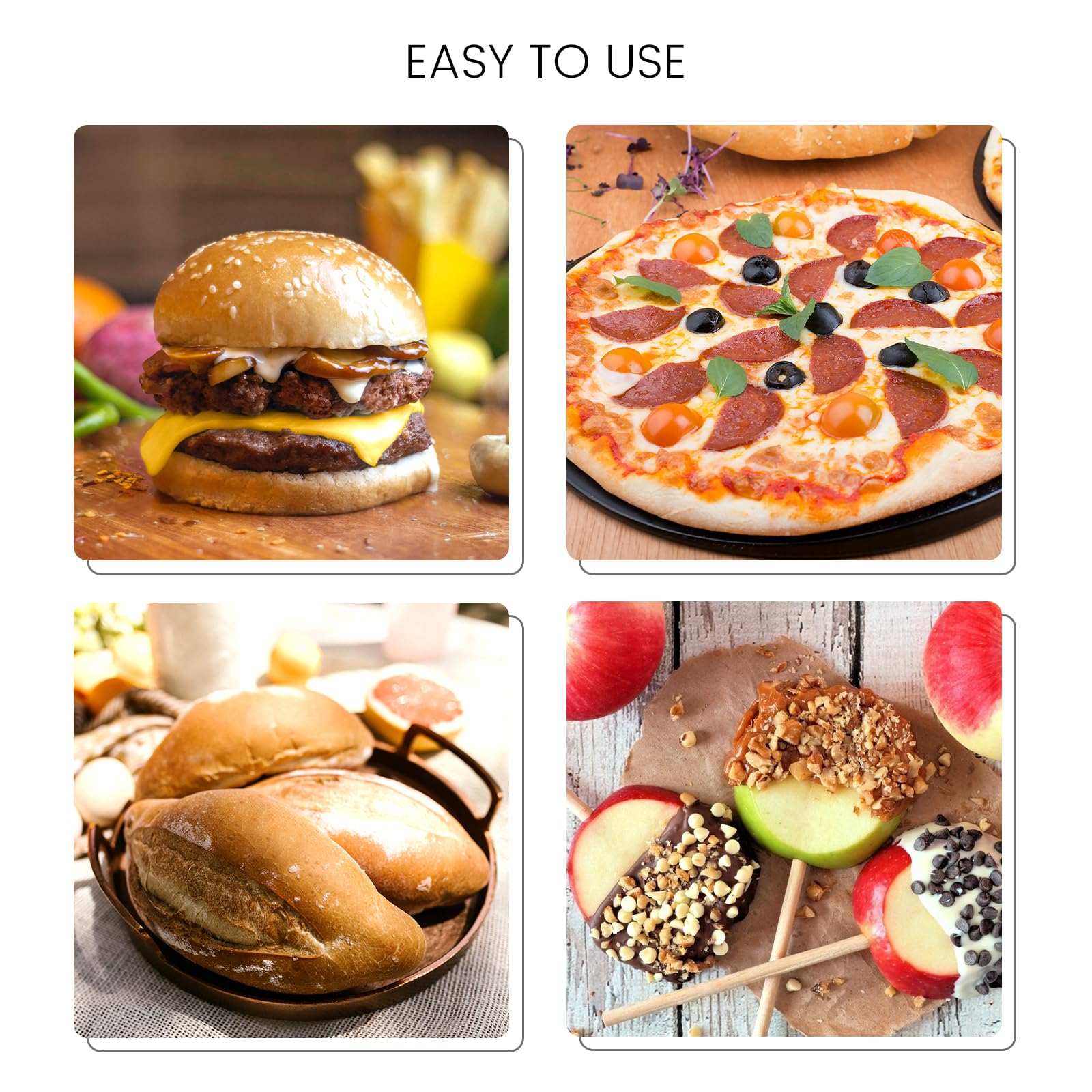 VGOODALL 12PCS Reusable Toaster Bags, Non Stick Heat Resistant Sandwich Bags Oven Bags Easy to Clean for Grilled Cheese