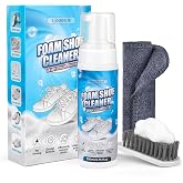 LANBEIDE Shoe Cleaner Kit - 6.76 oz Foam Sneaker Cleaner with Brush &amp; Towel