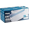 Aimoh #10 Security Tinted Self-Seal Envelopes - No Window - EnveGuard, Size 4-1/8 X 9-1/2 Inches - White - 24 LB - 200 Count (34100-2)