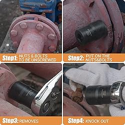 BSUXMAFG Bolt Nut Extractor Set, 13 PCS Easy Out
