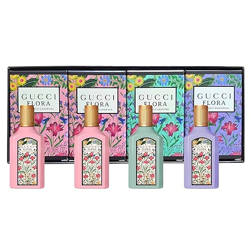 Gucci Flora Perfume for Women Variety Gift Set Mini Splashes X