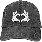 TTYGJ Cowboy Hat Cartoon Baseball Hat Trucker Hat for Men Women Retro Denim Hats Baseball Cap Dad Hat