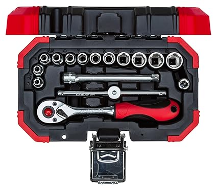 Carolus Gedore Socket Set 1/4 16 Pcs