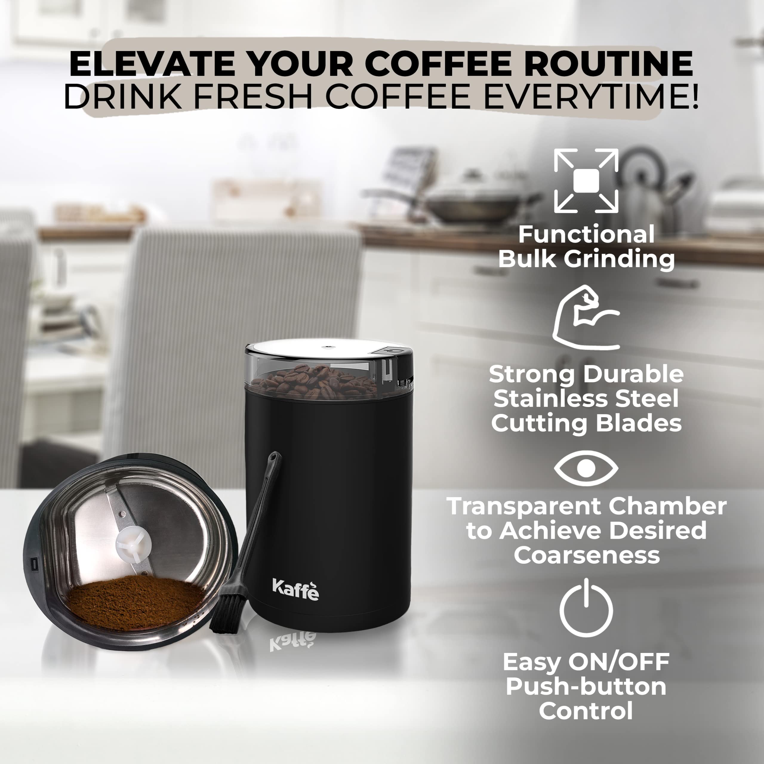 Kaffe Coffee Grinder Electric. Best Coffee Grinders for Home Use. (14