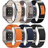 6 Pack Sport Band Compatible with Apple Watch Ultra 2 Band 49mm 46mm 45mm 44mm 42mm for Men Women, Breathable Nylon Trail Loop and Alpine Loop for iWatch Ultra 3/Ultra/Series 11 10 9 8 7 6 5 4 3 SE