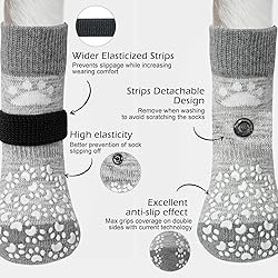 EXPAWLORER Anti Slip Dog Socks to Prevent Licking