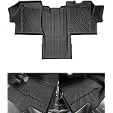 Icyhaws® Car Floor Mats for Dodge Ram Promaster Van 1500/2500/3500 (2018-2025), All Weather Protection Custom Waterproof TPE Rubber Floor Liner Set, 1st Front Row Interior Vehicle Accessories, Black