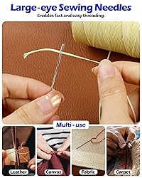 Leather Upholstery Sewing Waxed Thread: PLANTIONAL