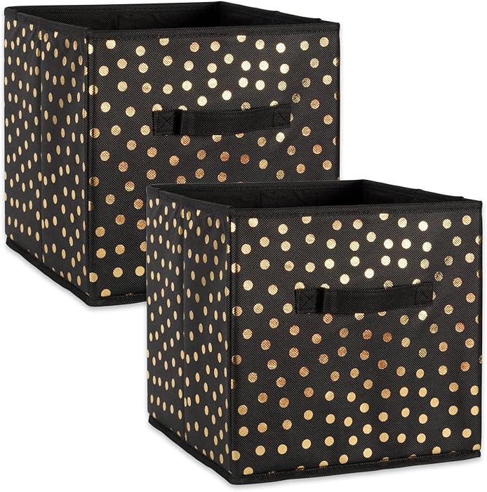 DII Fabric Storage Bins for Nursery, Offices, & Home Organization, Containers Are Made To Fit Standard Cube Organizers (13x13x13