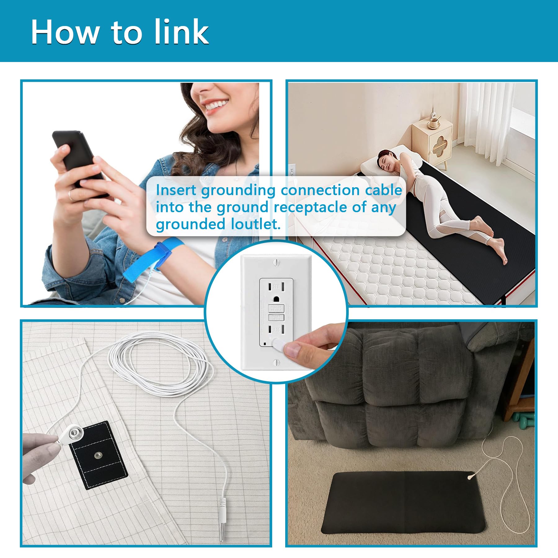 Mua 2 Packaged Grounding Wires and 4 Grounding Wrists, as an ...