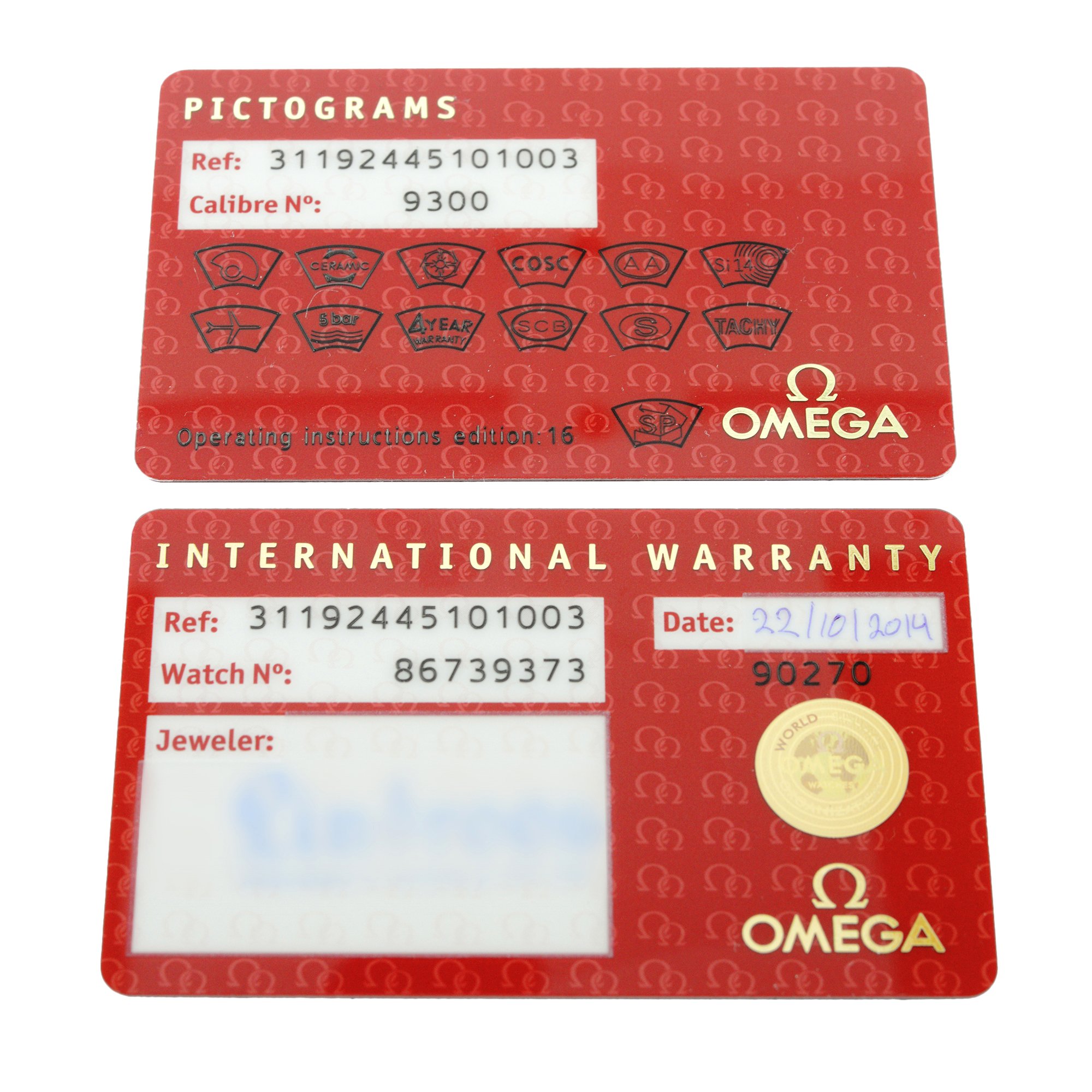 Omega Speedmaster Co-Axial Chronograph 