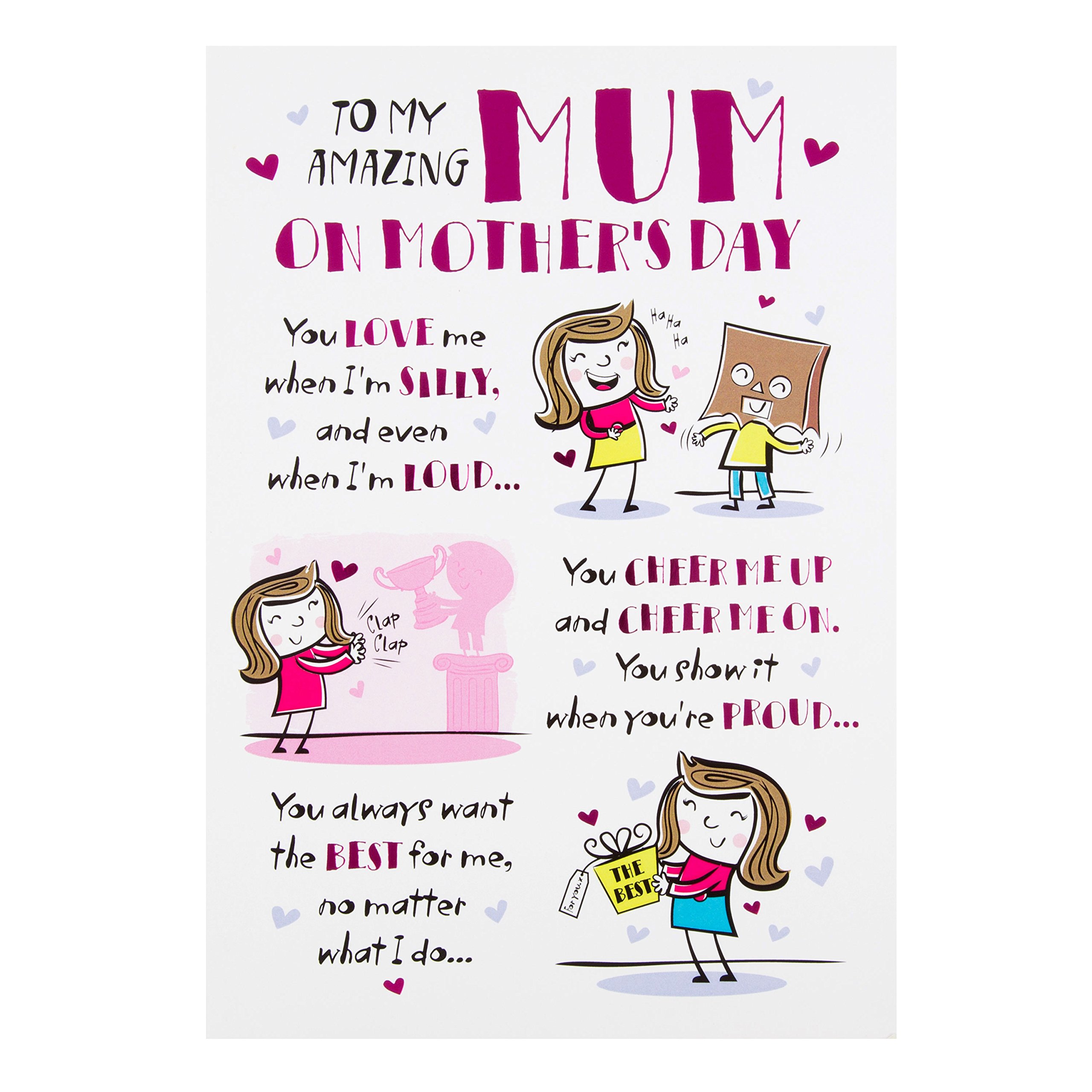 Hallmark Mum Mother's Day Card "Lovely" - Medium