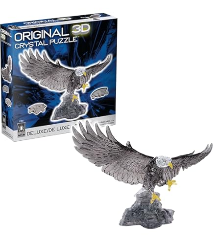  CRYSTAL クリスタル鷹の彫刻 オリジナルボックス付き Amazon.com: Bepuzzled Original 3D Crystal Puzzle Deluxe - Dolphin