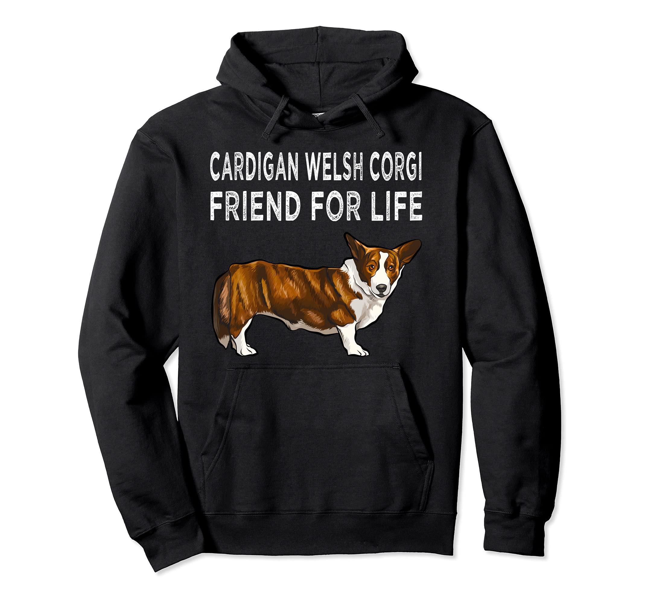 Cardigan Welsh Corgi Friend For Life Dog Friendship Pullover Hoodie