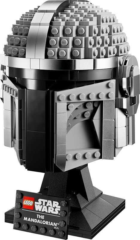 Star Wars Casco del Mandaloriano, Maqueta de Construcción Coleccionable, Decoración para Casa y Oficina, Regalo para Hombres, Mujeres y Fans 75328 — foto 8 de 8