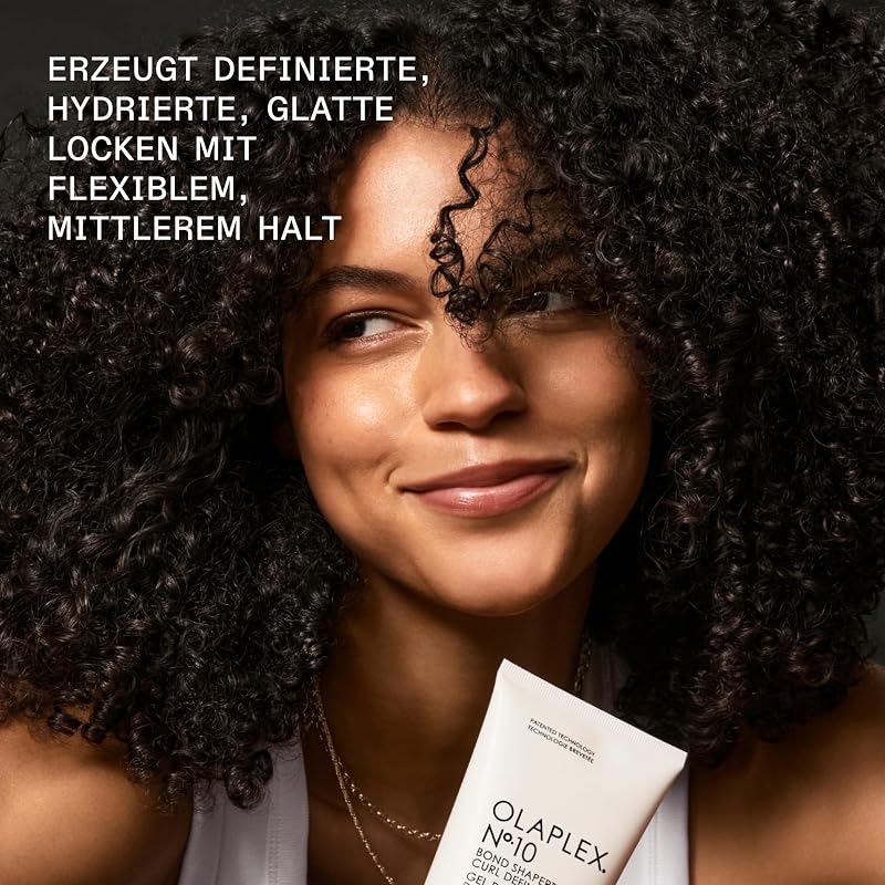 Nº.10 Bond Shaper™ Curl Defining Gel: Frizz Smoothing Curl Gel | Hydrates, Detangles & Defines Curls | All Day Hold No Residue | For Coily, Curly, and Wavy, 200 mL/Fl. Oz.
