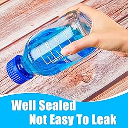 Irenare 8 Pieces Media Storage Bottles Borosilicate
