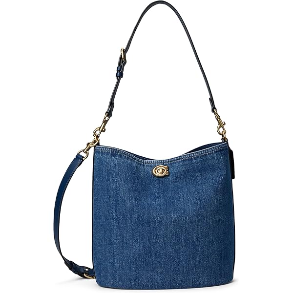 Amazon.com: Coach Women's Denim Essential Small Zip Around Card