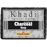 khadi natural herbal charcoal soap