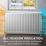 CUQOO Radiator Reflector Roll 5m x 60cm Energy-Saving Insulation</br>Thermal view 4