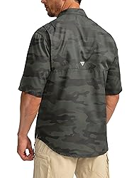 Men's Fishing Shirts with Zipper Pockets UPF